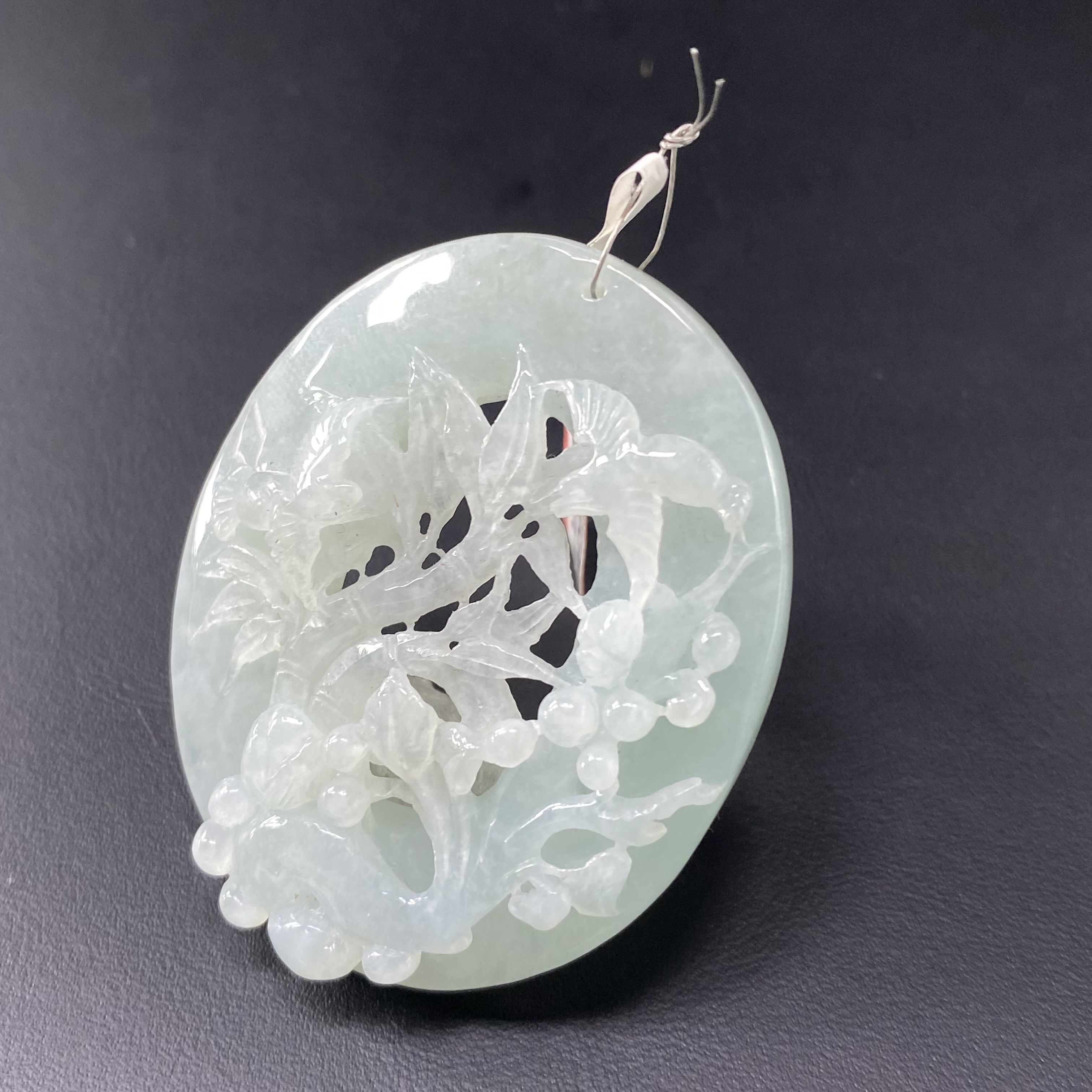 11天然缅甸翡翠A货喜上眉梢/900026/上海嘉禾拍卖