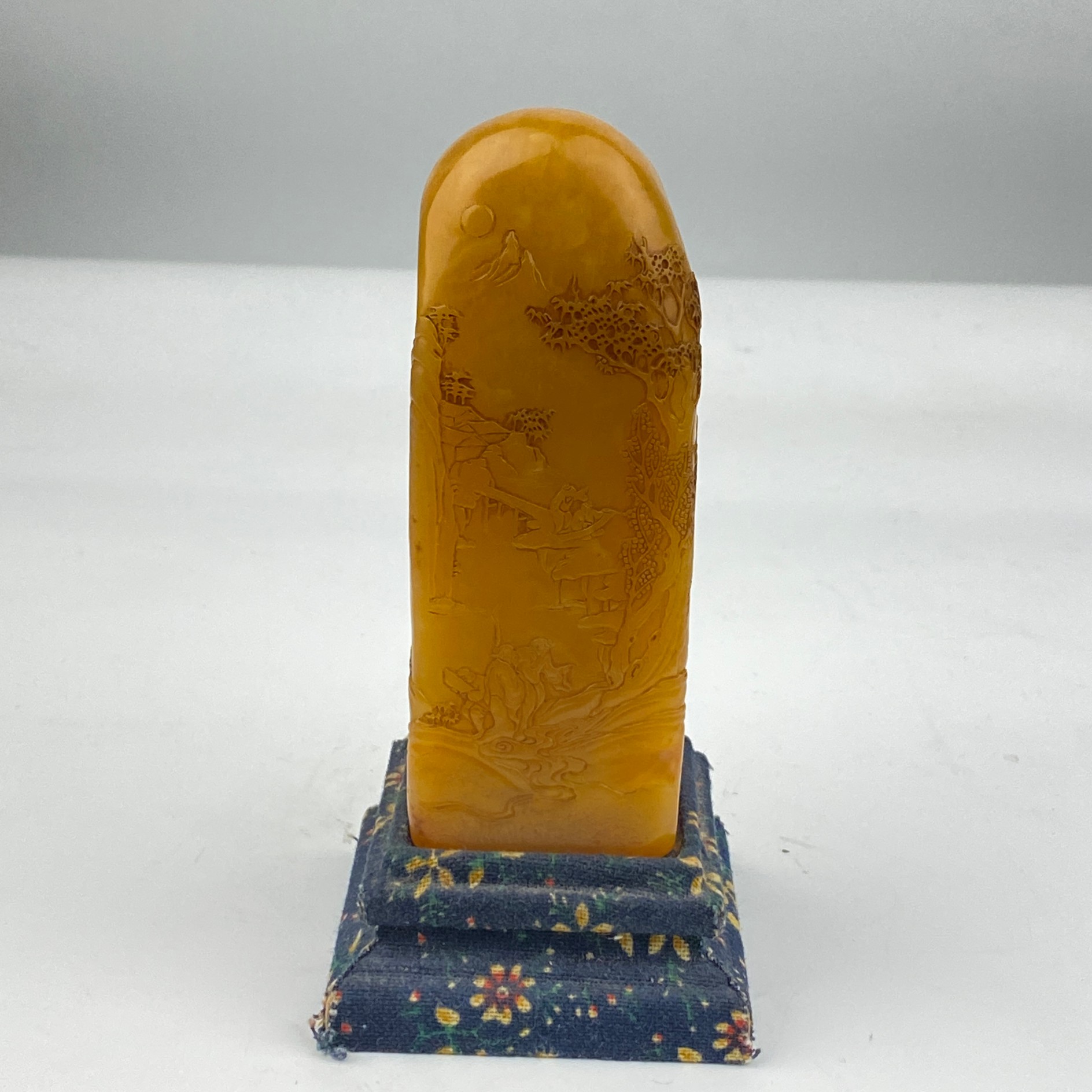 ZBM清代·清卿文人雅集田黄印115mm*44mm 472gZBM25111002