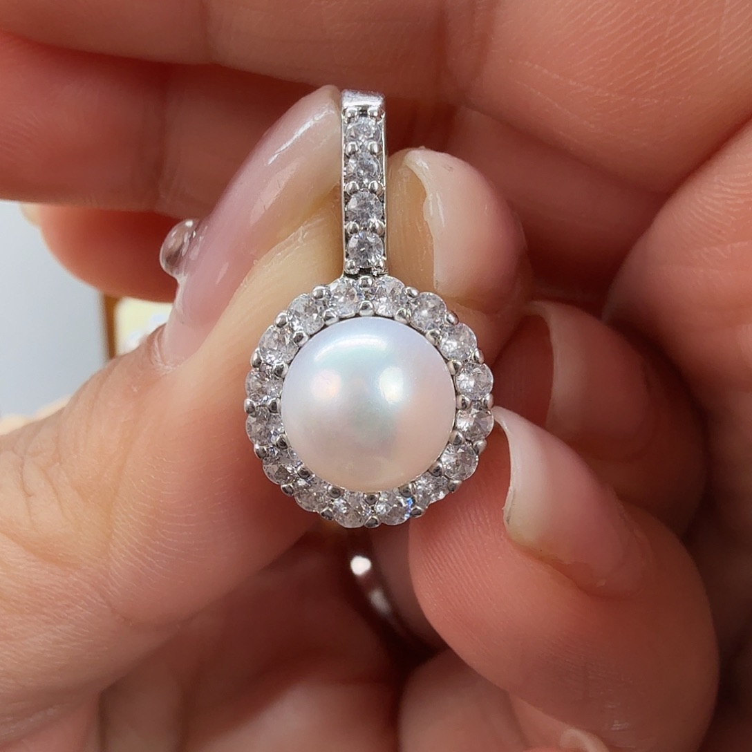 淡水珍珠吊坠(不含链)未镶嵌