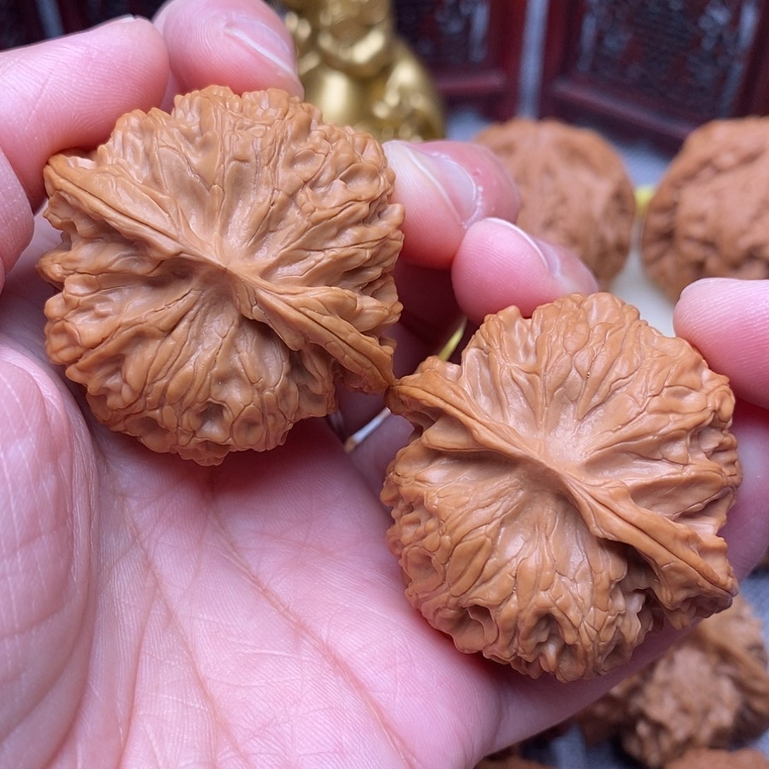 文玩核桃把件全品精品绝配苹果44.8尺