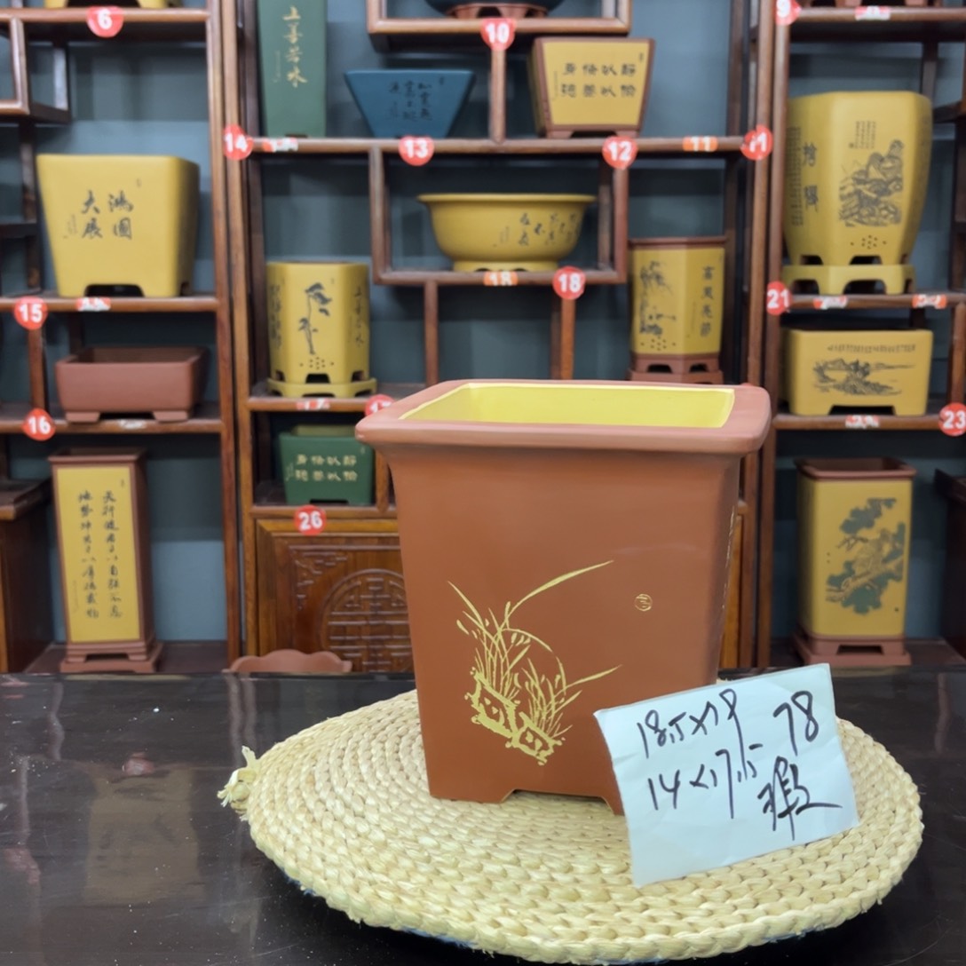 紫砂花盆紫砂花盆