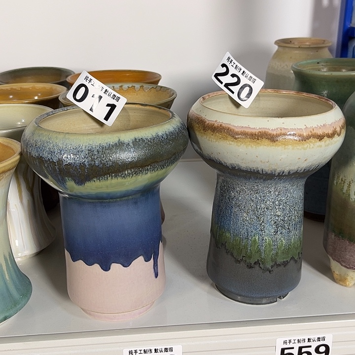 倪***梅景德镇陶瓷盆 满30包邮 两个