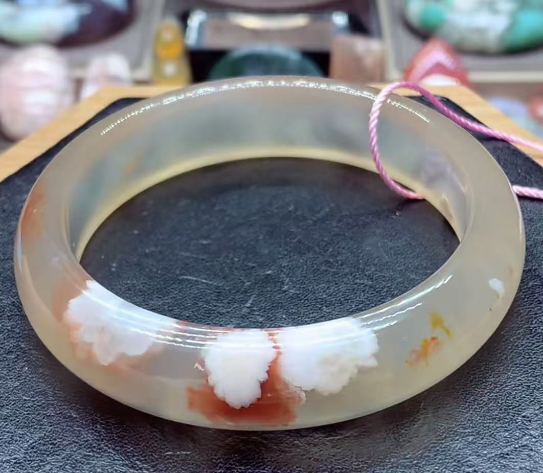 樱花玛瑙手镯6时尚