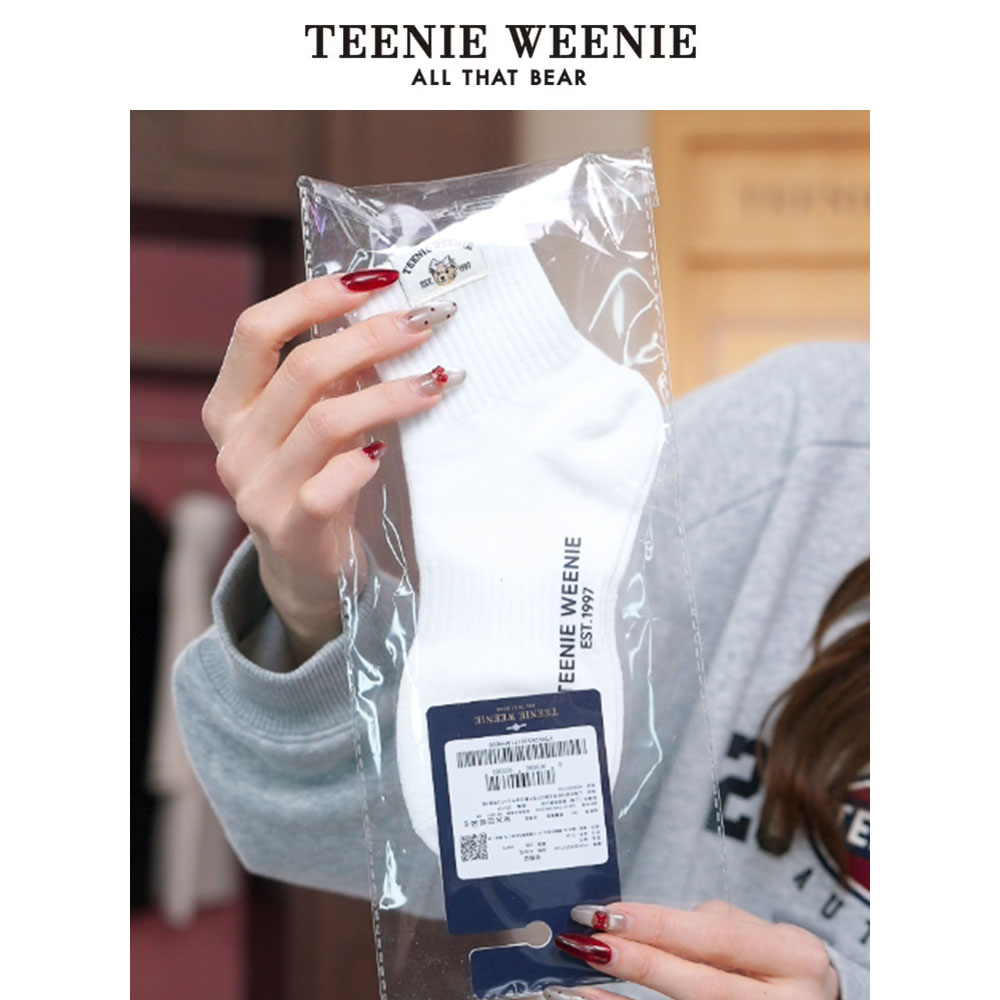 TEENIEWEENIE bearnova少女风时尚百搭袜子短袜YTAY26S201T