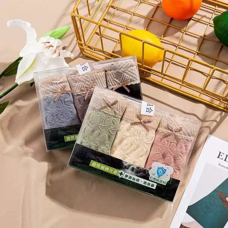 女士抑菌高腰三角裤透气女三角内裤132