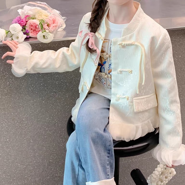 67051中大童春秋新中式国风外套