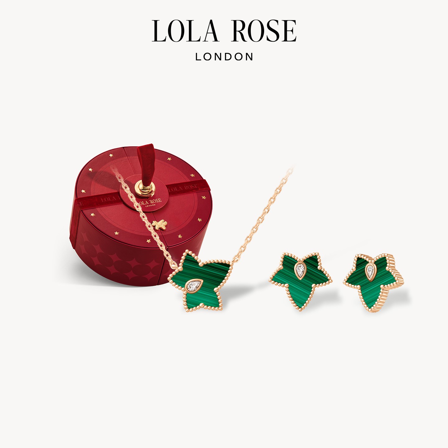 【汤唯同款】Lola Rose罗拉玫瑰常青藤孔雀石项链手链简约-SL