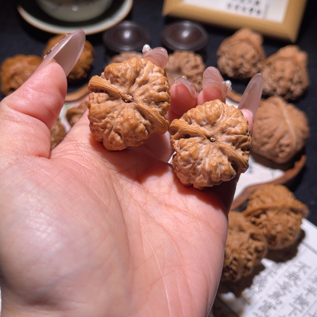 半***夏把件文玩核桃33昌平蛤蟆头直播选购88032