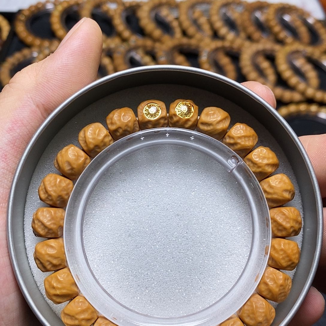 猴头核桃手串双金标观山无相10左右单号145
