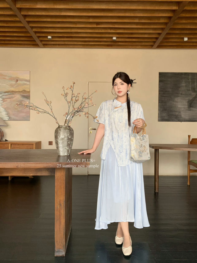 微胖大码新中式旗袍（A-ONE）