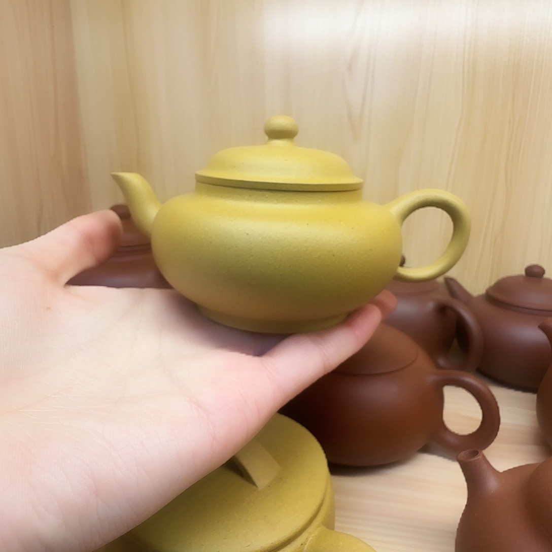 紫砂茶壶国工蒋洁半手工黄金段宫灯120