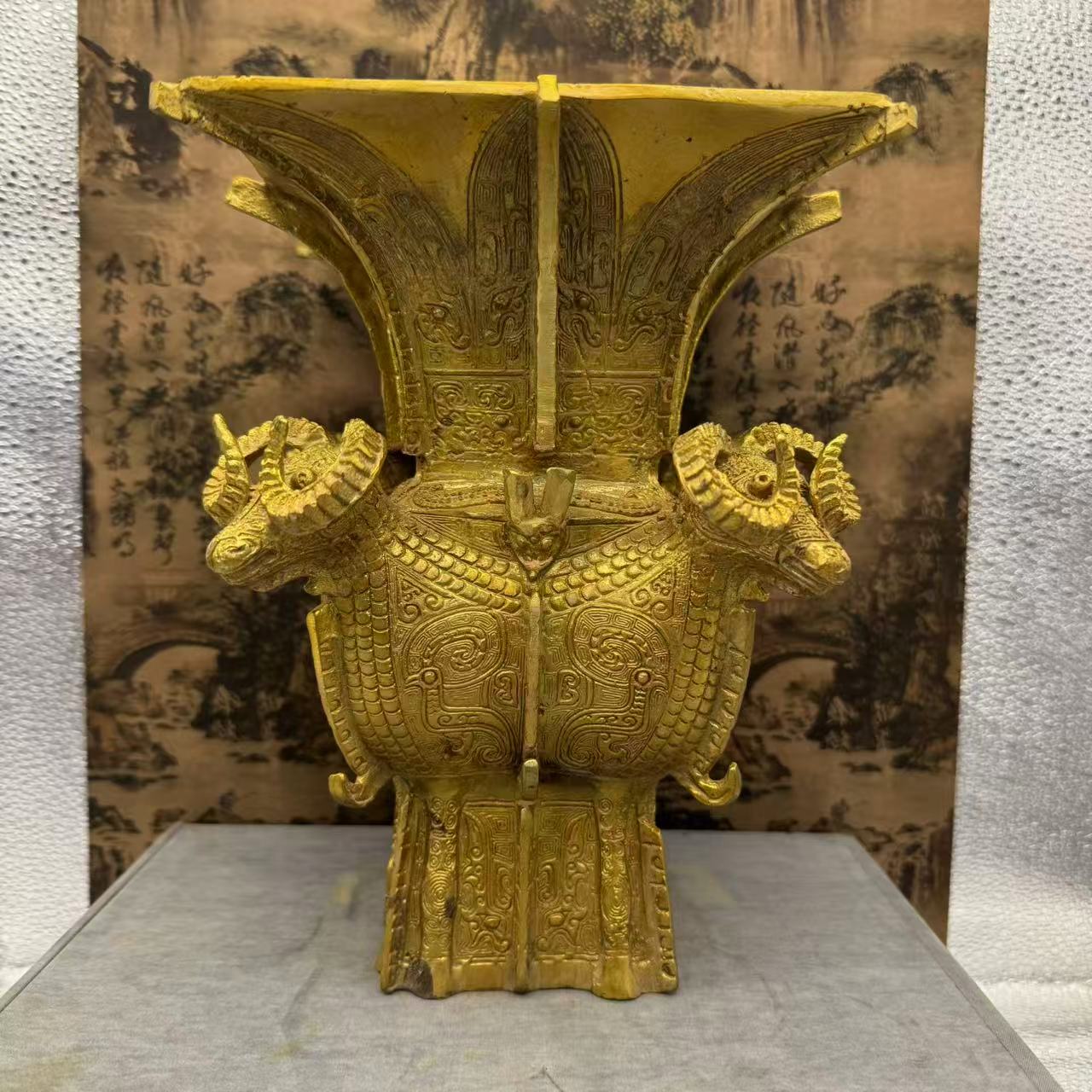 JY400/LL  四羊方尊/摆件