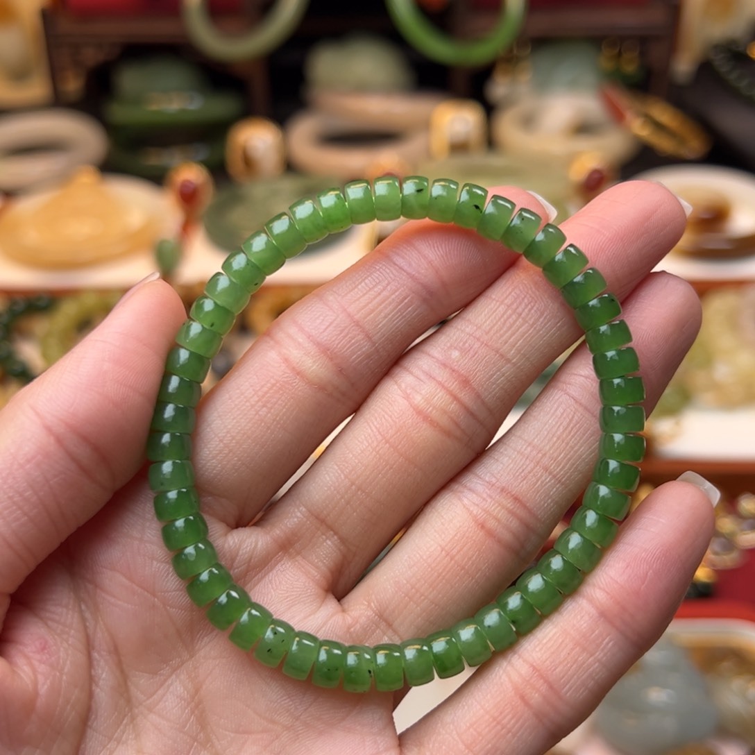 和田玉手串未镶嵌