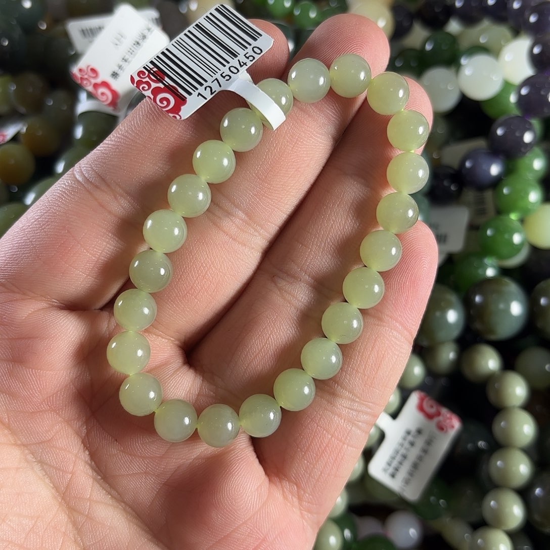 和田玉手链未镶嵌W19