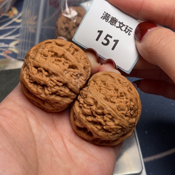文玩核桃把件粗筋43.151