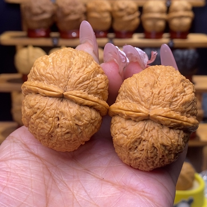 把件文玩核桃卧龙元宝28号44尺