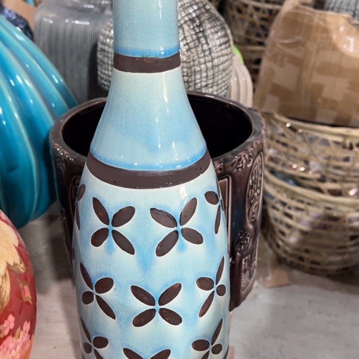 陶瓷花瓶摆件外贸出口微瑕捡漏