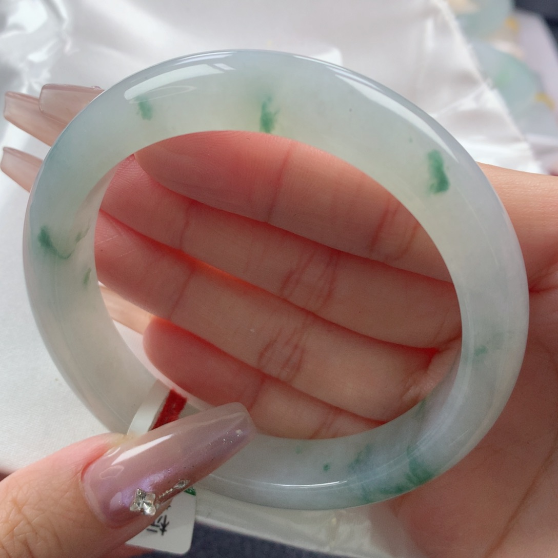 未镶嵌手镯翡翠缅甸天然翡翠A货59