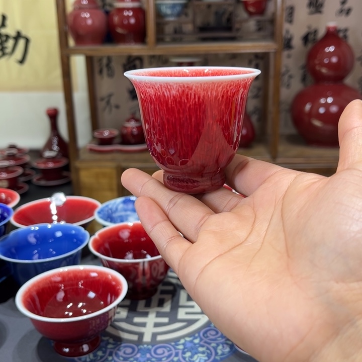 景德镇浅行窑铃铛杯