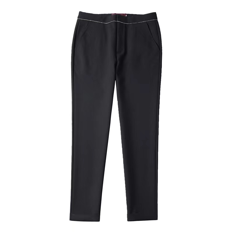 特！门店4&29！巨显瘦！显腿直九分裤西装烟管裤休闲裤子女L70285