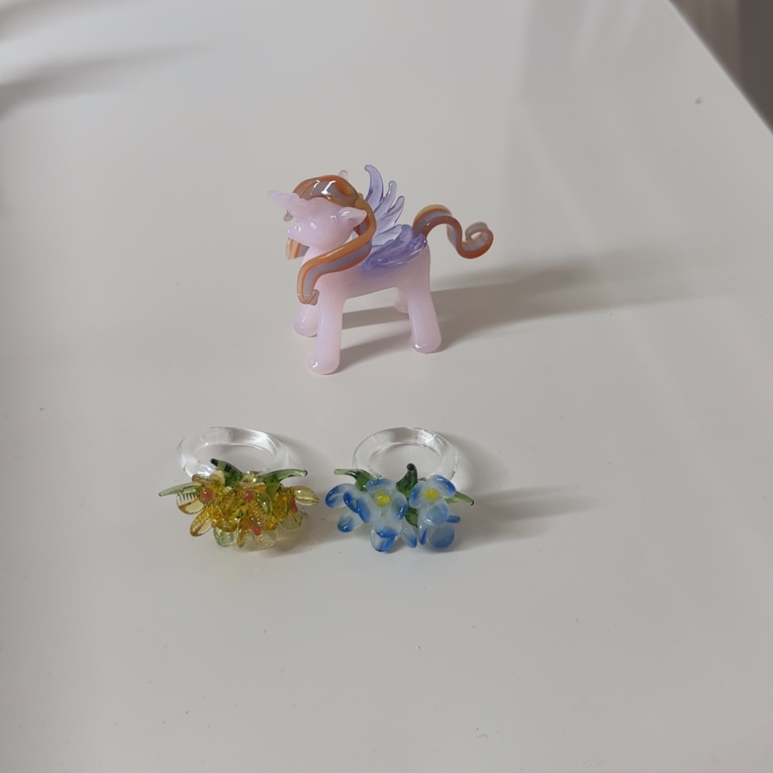 筱****手工艺品琉璃小马宝莉戒指