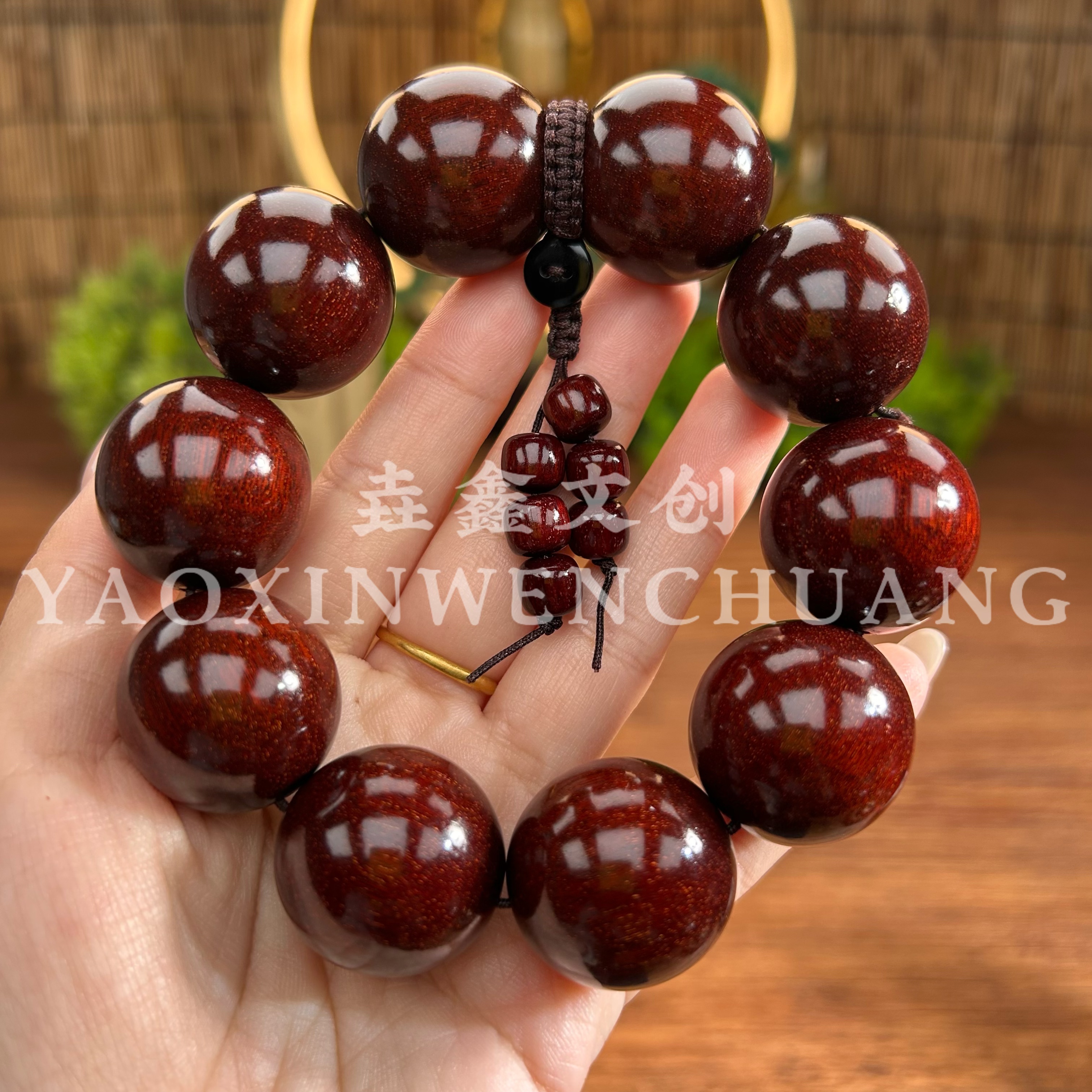 【帝王之木】2.5小叶爆星紫檀+弟子珠【208】