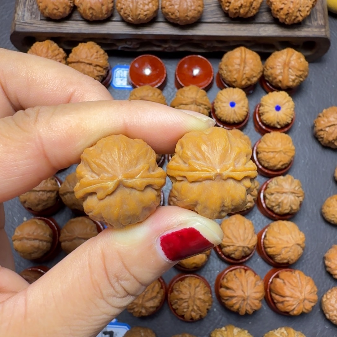 把件文玩核桃23尺小八棱016