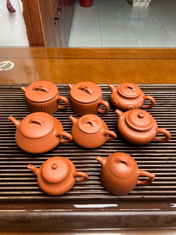 原矿赵庄朱泥容量100毫升～260毫升，半手工制作