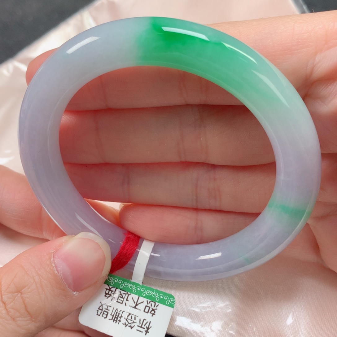 未镶嵌手镯翡翠缅甸天然翡翠手镯54
