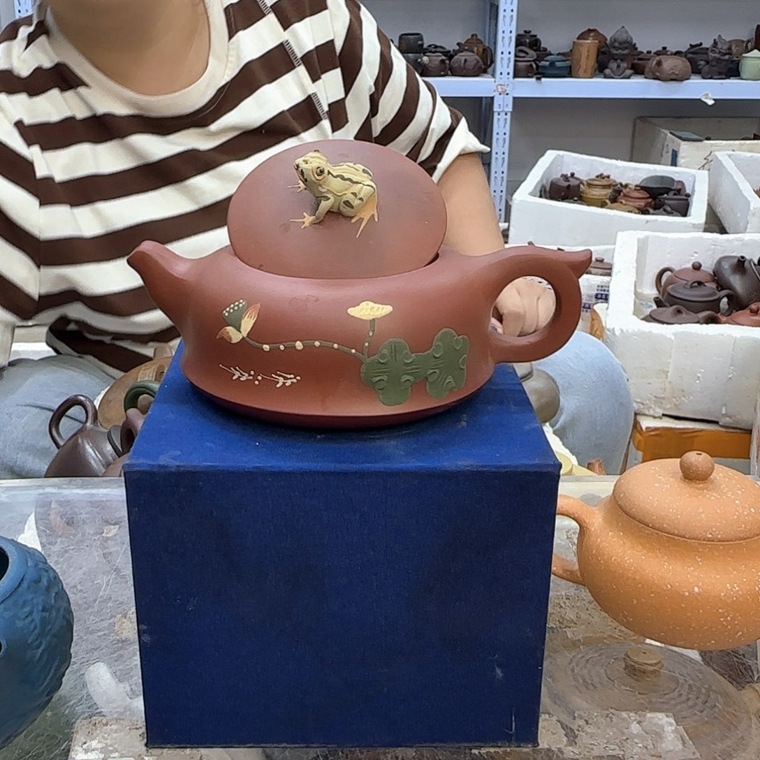 茶壶紫砂宜兴紫砂壶瑕疵