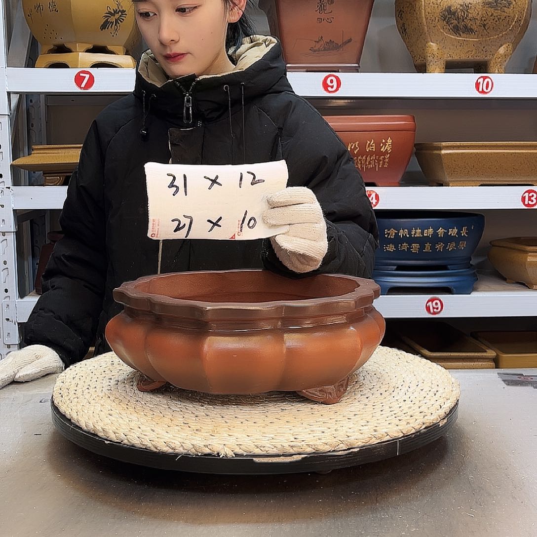 紫砂花盆紫砂花盆