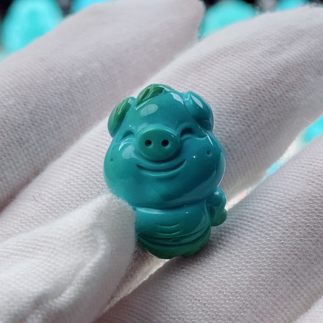 绿松石配饰未镶嵌