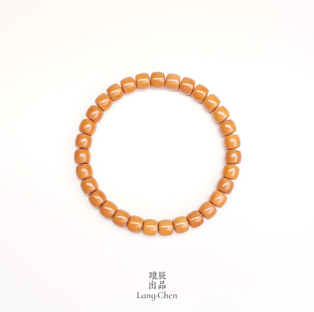 【新典藏】6.3MM 极限弧老型橄榄核老挝核尖单圈 琅辰出品