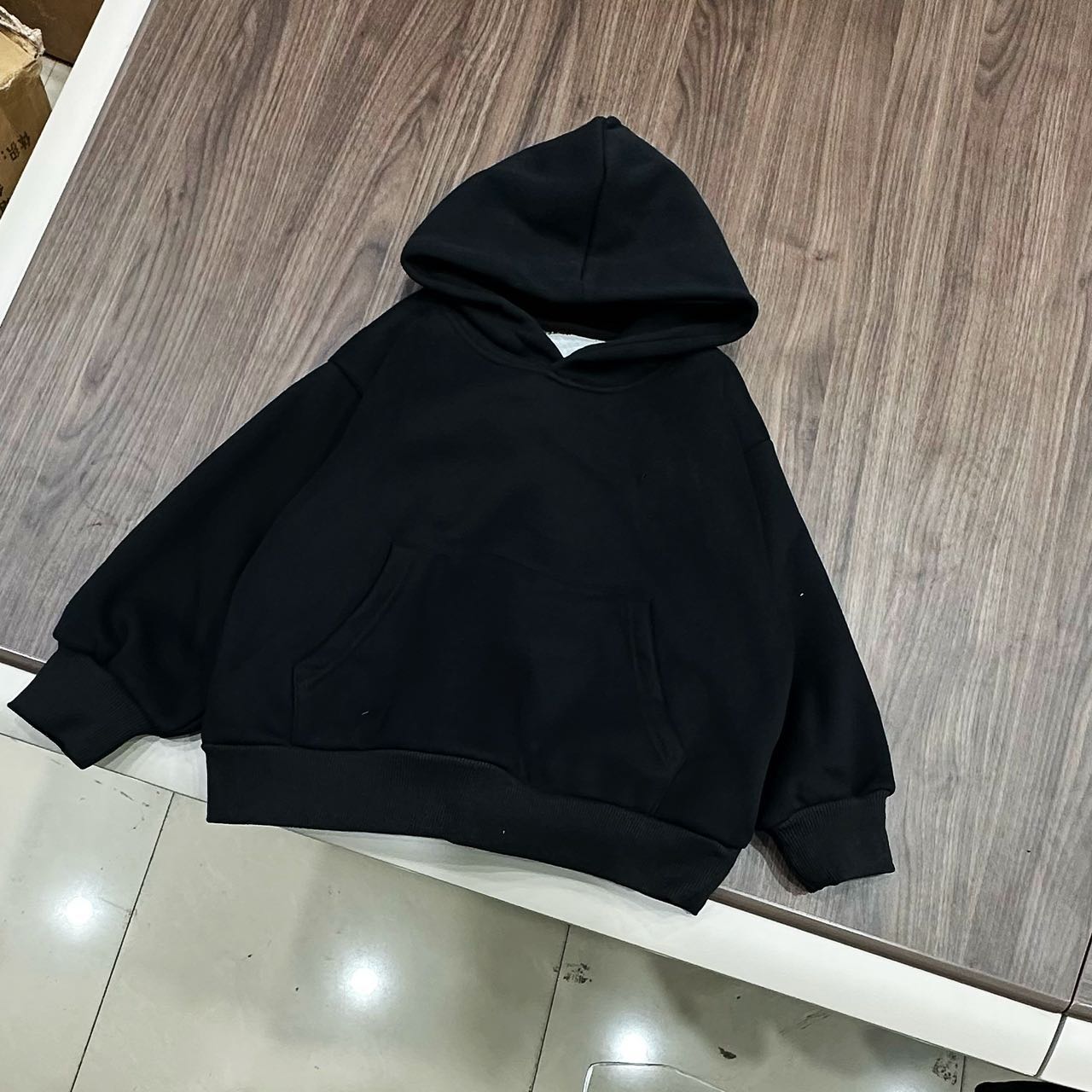 031高端专享秋冬季加绒卫衣黑色