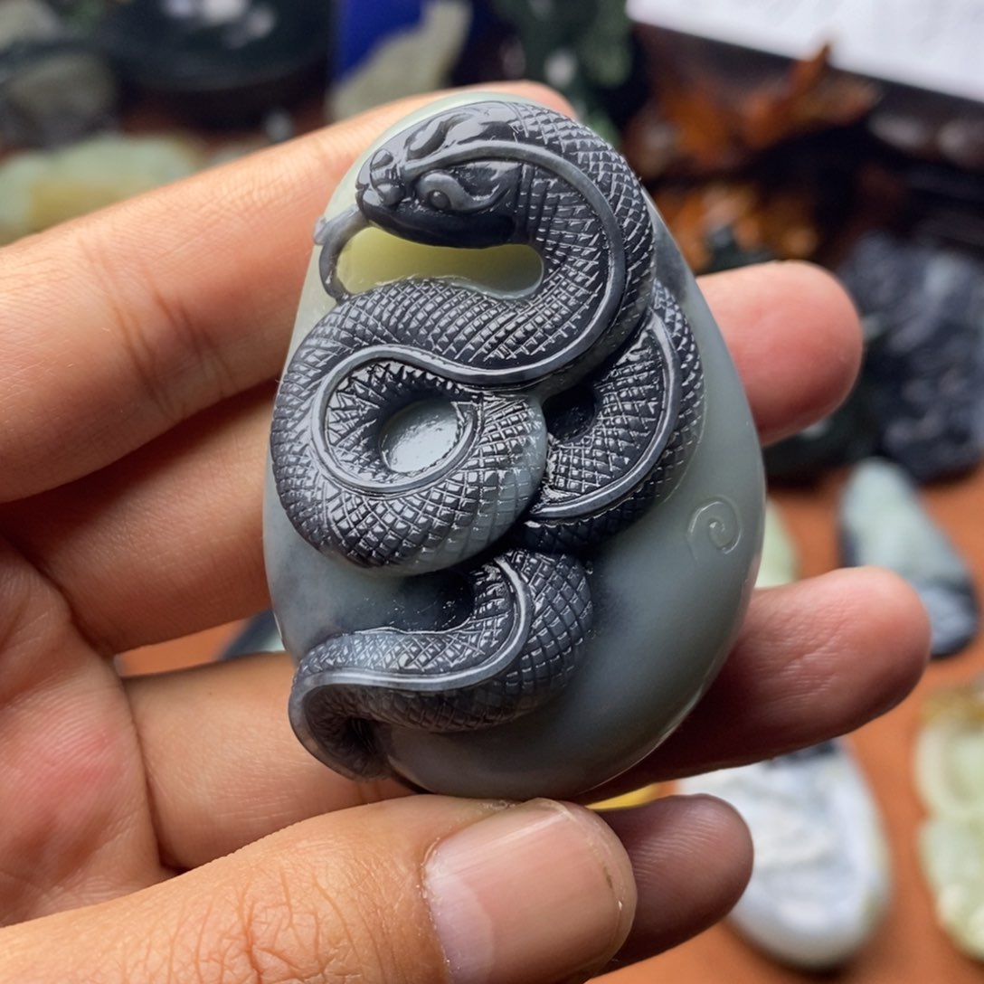 和田玉挂件未镶嵌