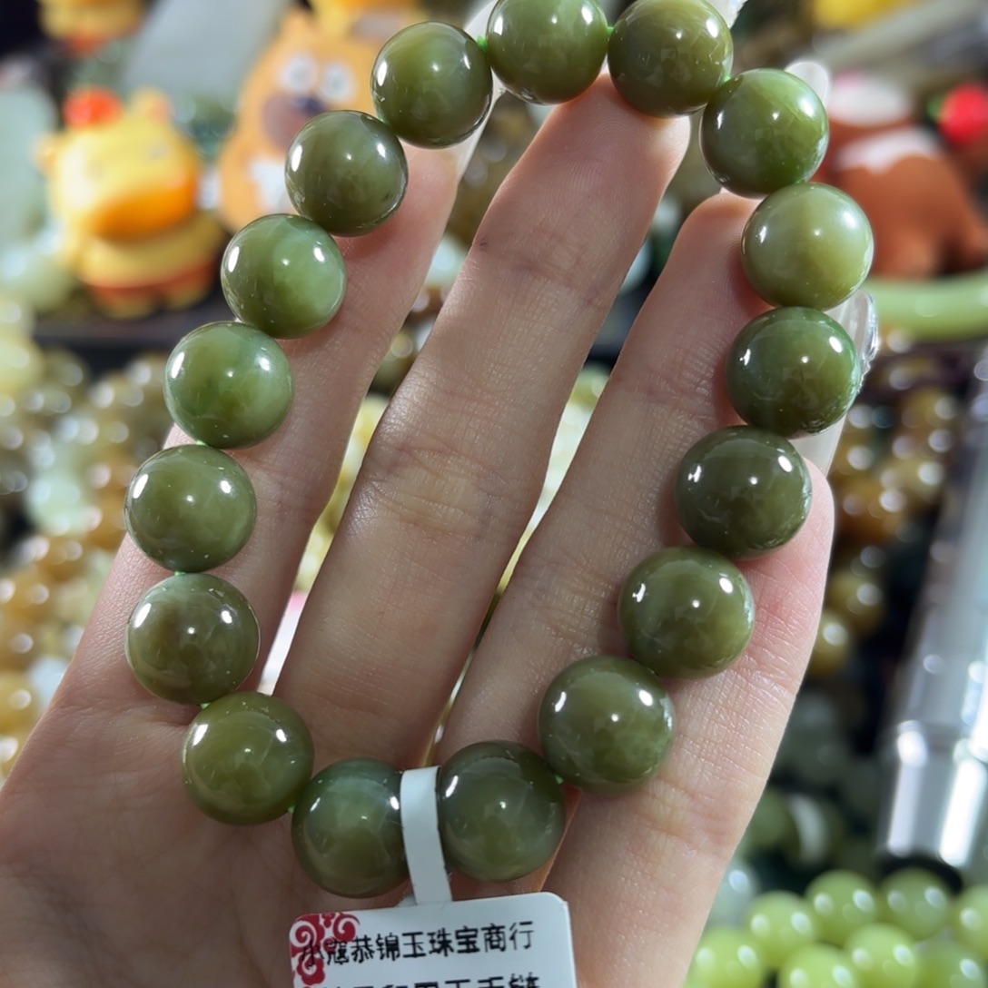 和田玉未镶嵌手链152