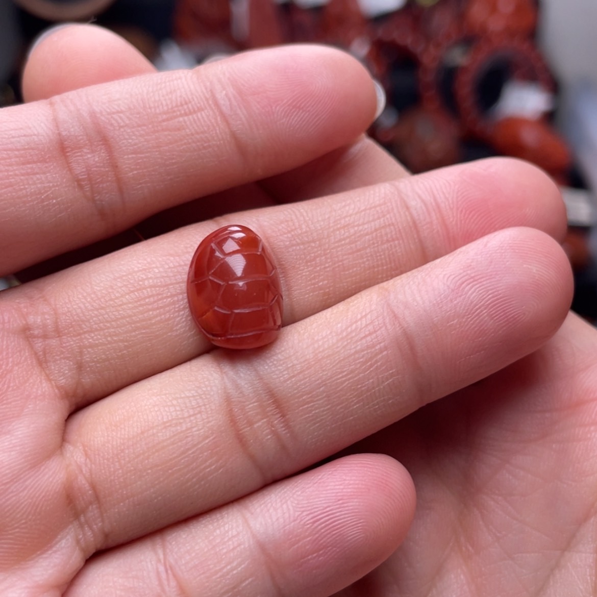 【闪购商品】未镶嵌富甲11mm南红玛瑙