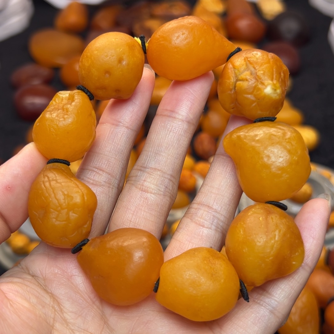 琥珀裸石未镶嵌天然蜜蜡