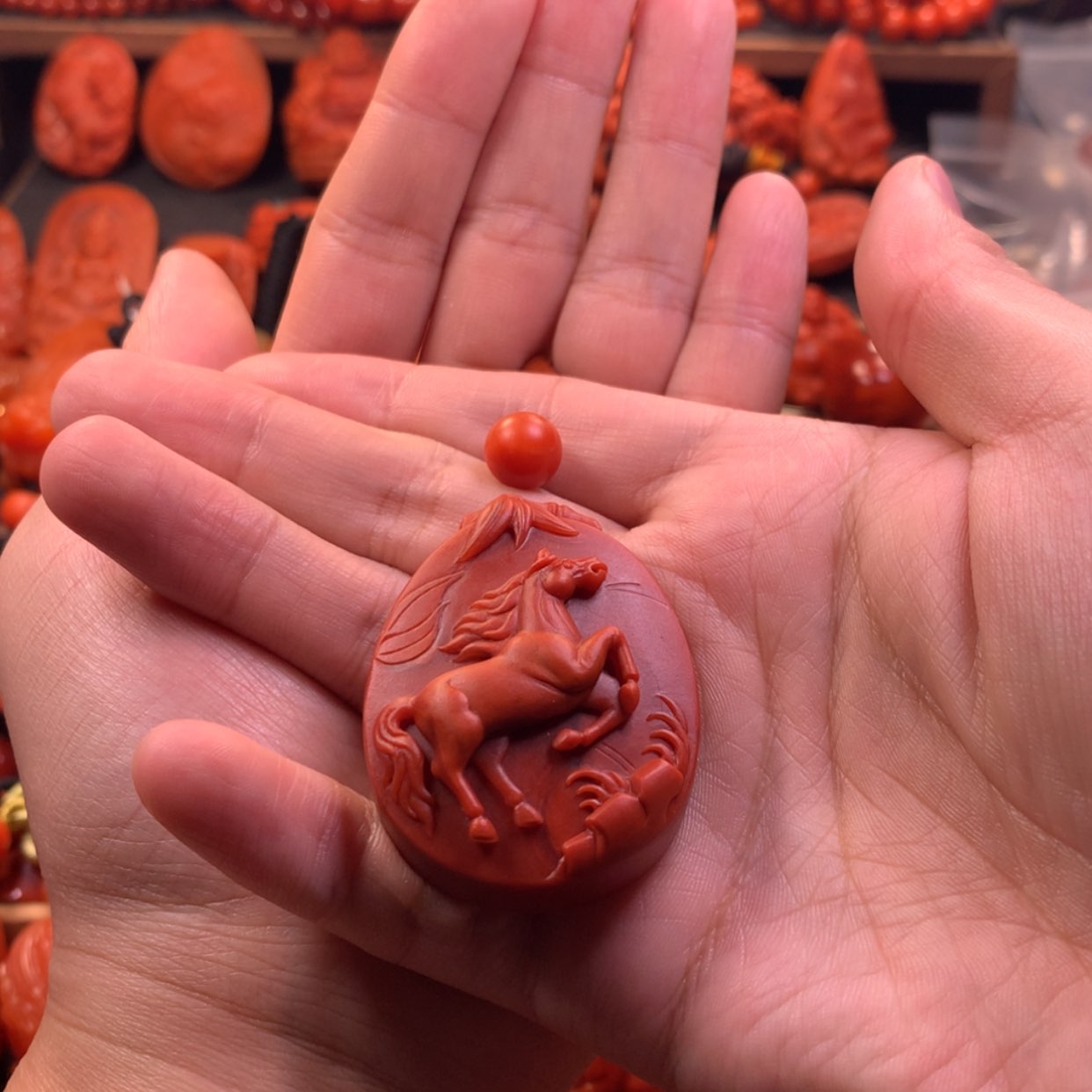 【闪购商品】未镶嵌高品吊坠挂件南红玛瑙乌****）