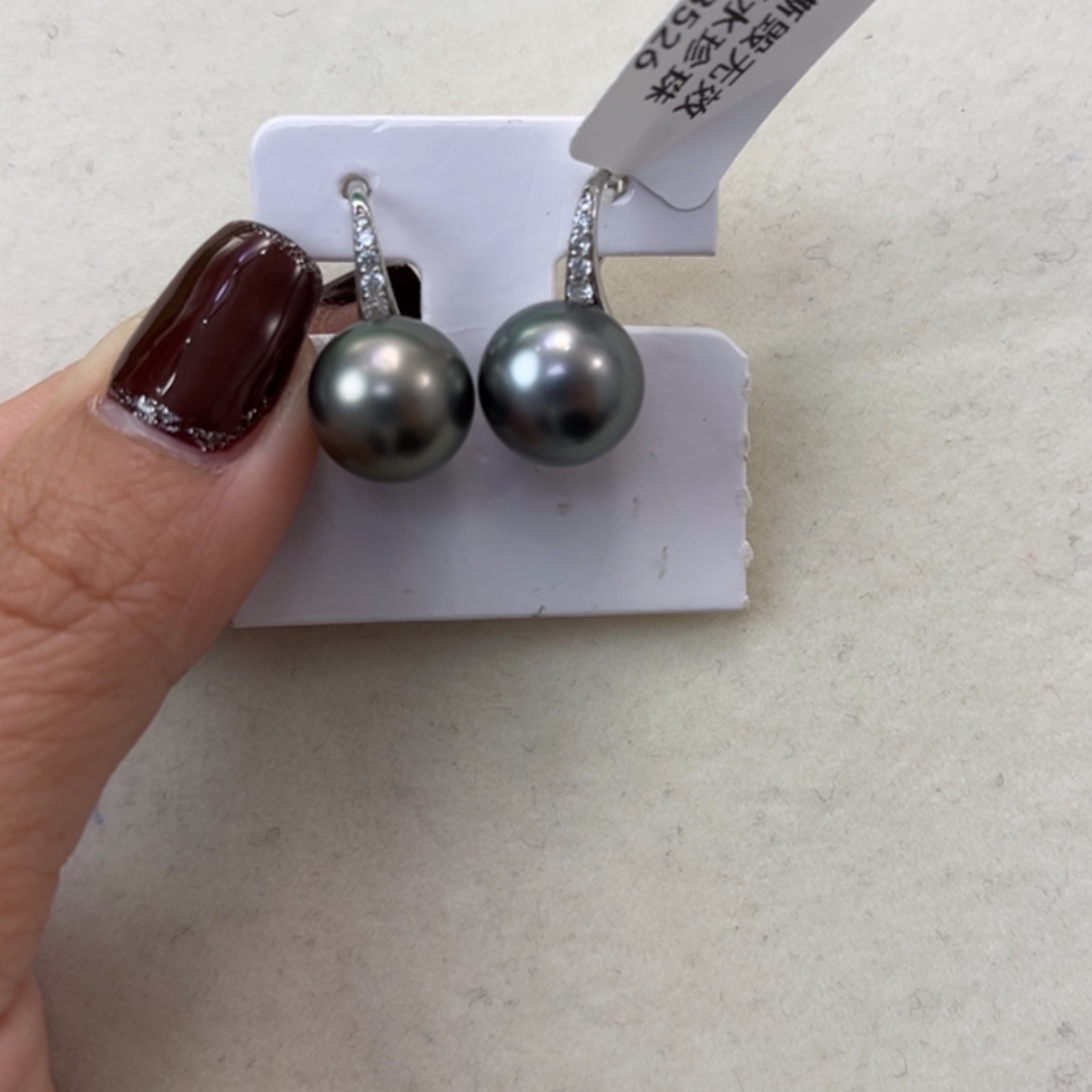 【闪购商品】海水珍珠耳饰银S925镶嵌