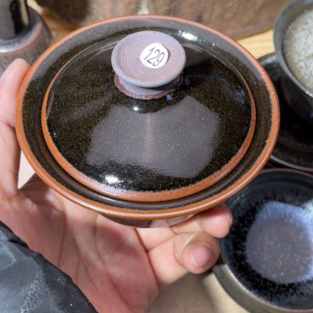 茶盏义兴龙窑坚持真柴烧微瑕