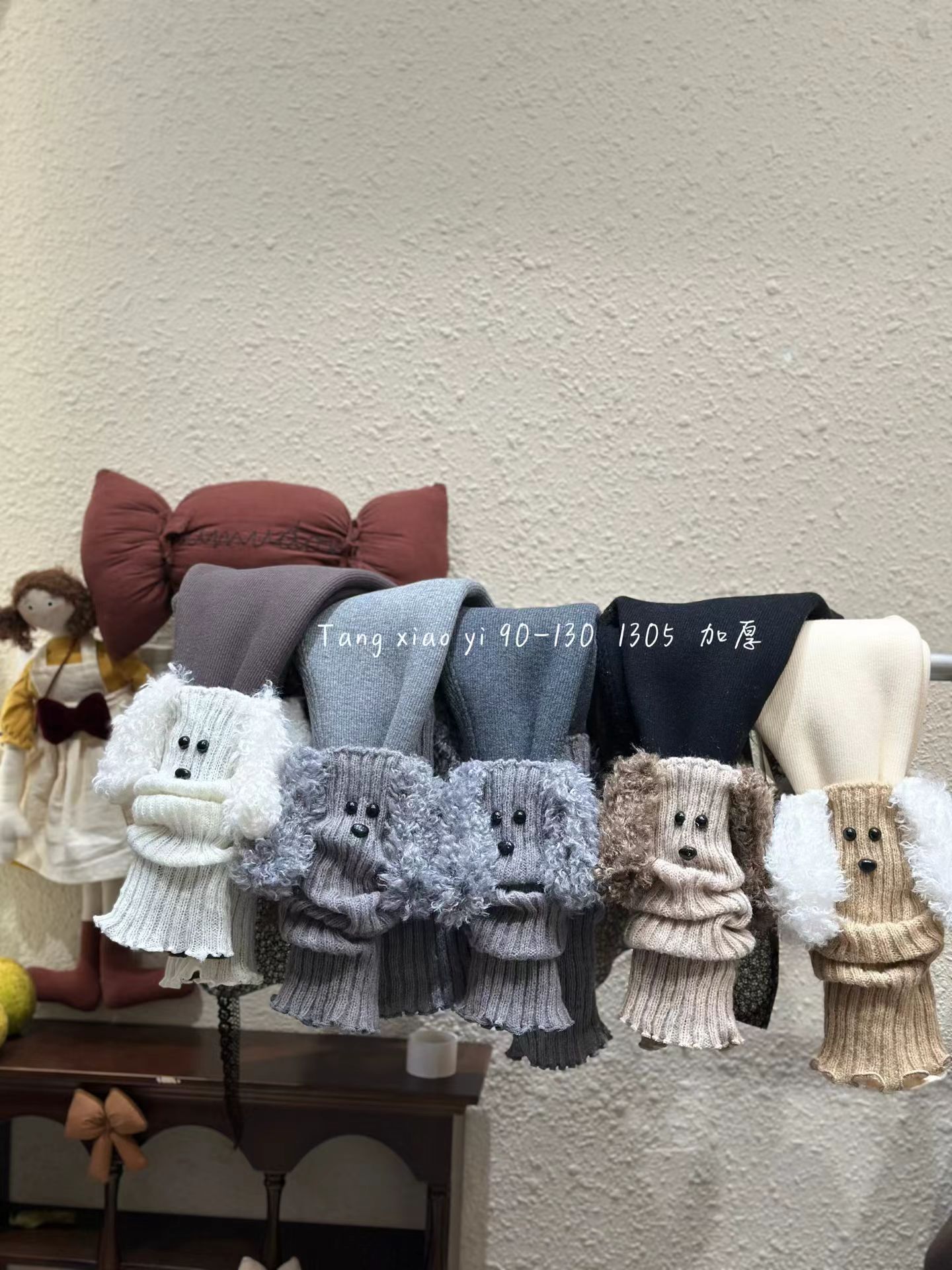 {潦草小狗}必入*百搭新品女宝冬季800g加绒堆堆裤女童加绒裤子