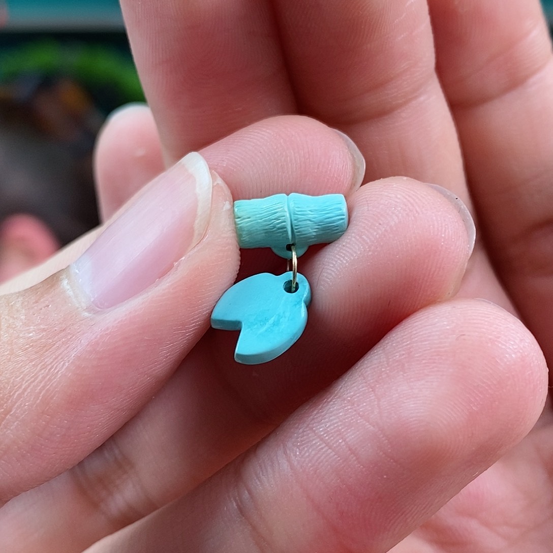 绿松石珠宝奇石18K金镶嵌