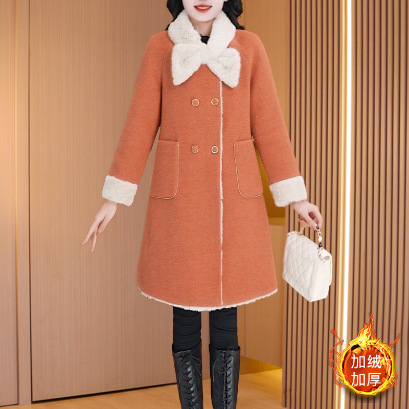 【大衣】2025新款时尚大气减龄休闲显瘦韩版洋气加绒外套28890
