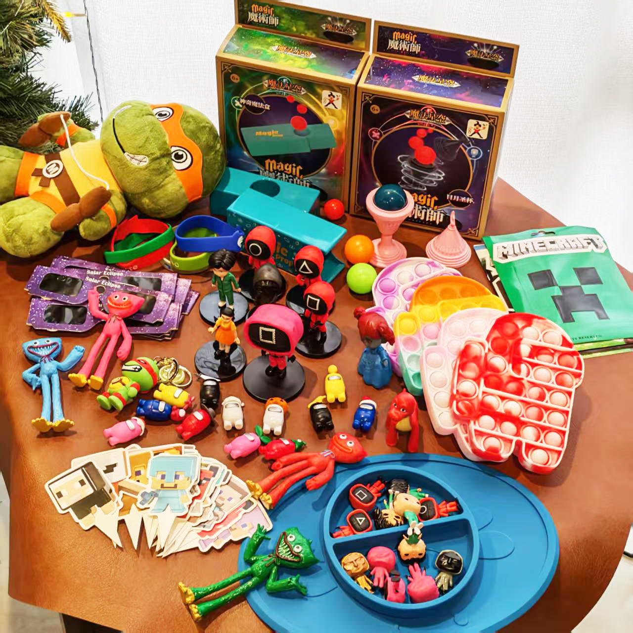 欧美高端儿童手办玩具超值大礼包 创意减压益智分享 高端环保材质