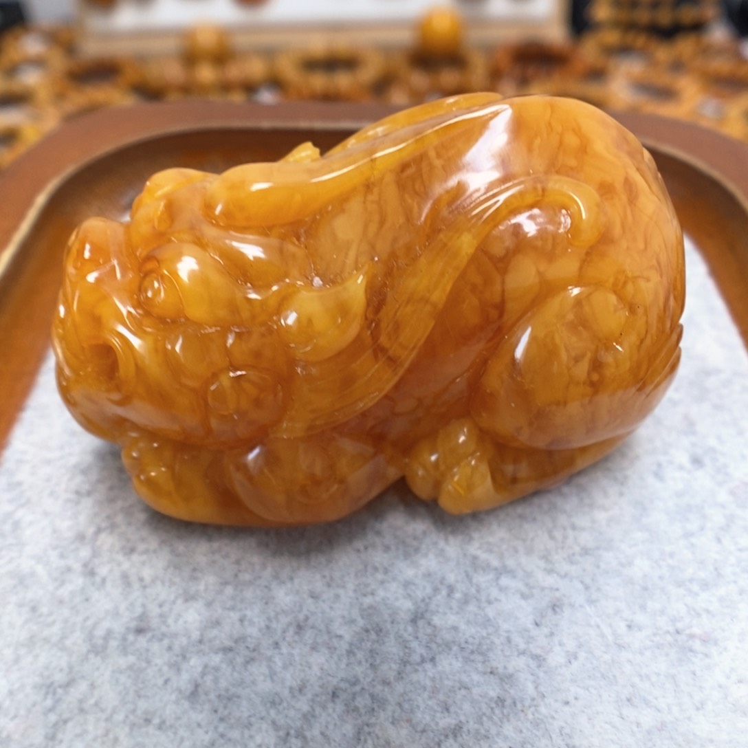 蜜蜡颈饰未镶嵌蜜蜡