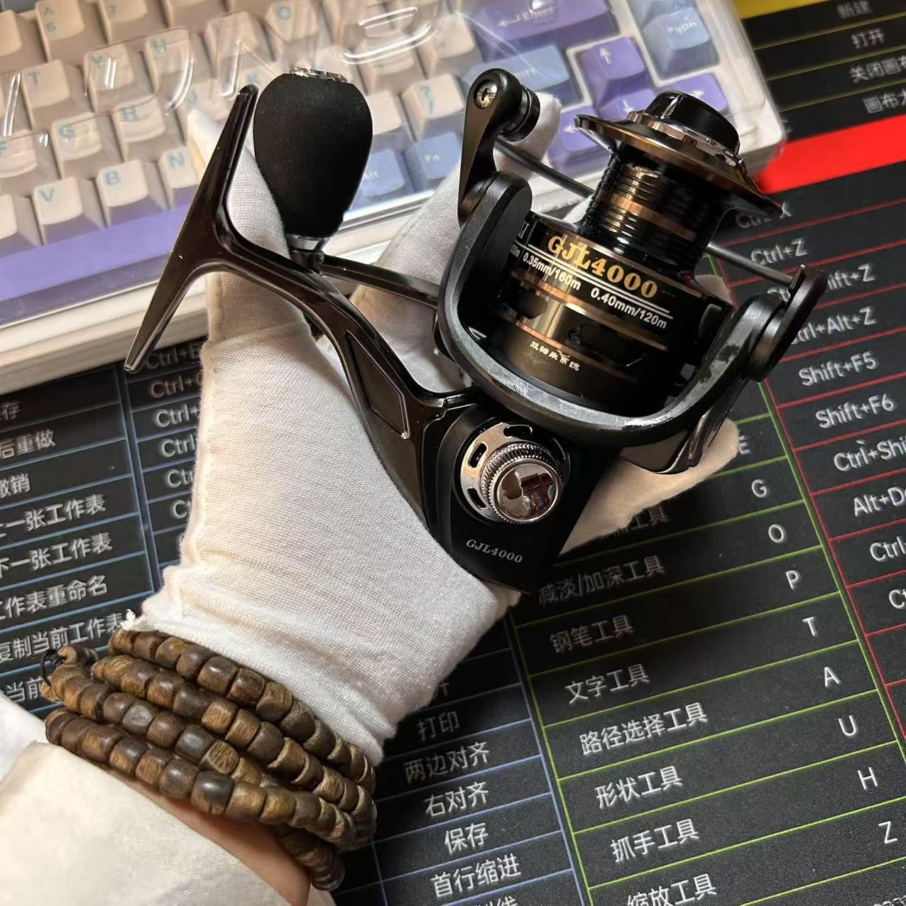 全金属无间隙渔轮 水滴轮 微铅轮 谷麦轮