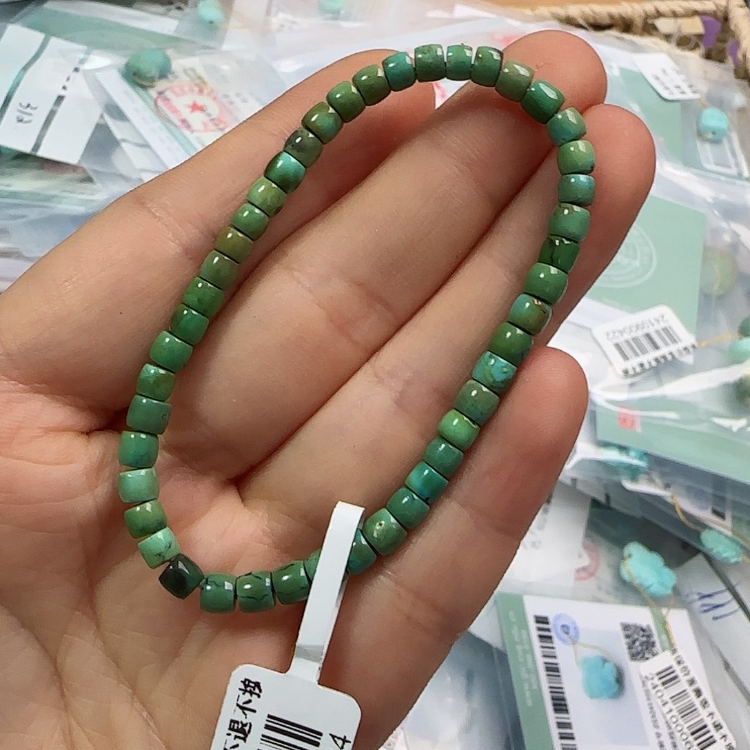 绿松石珠宝半成品未镶嵌