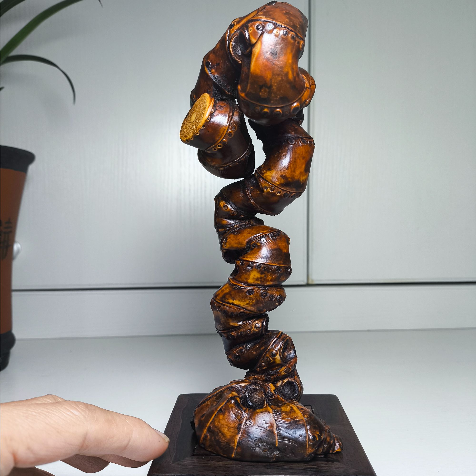 竹根手把件竹鞭实心竹1