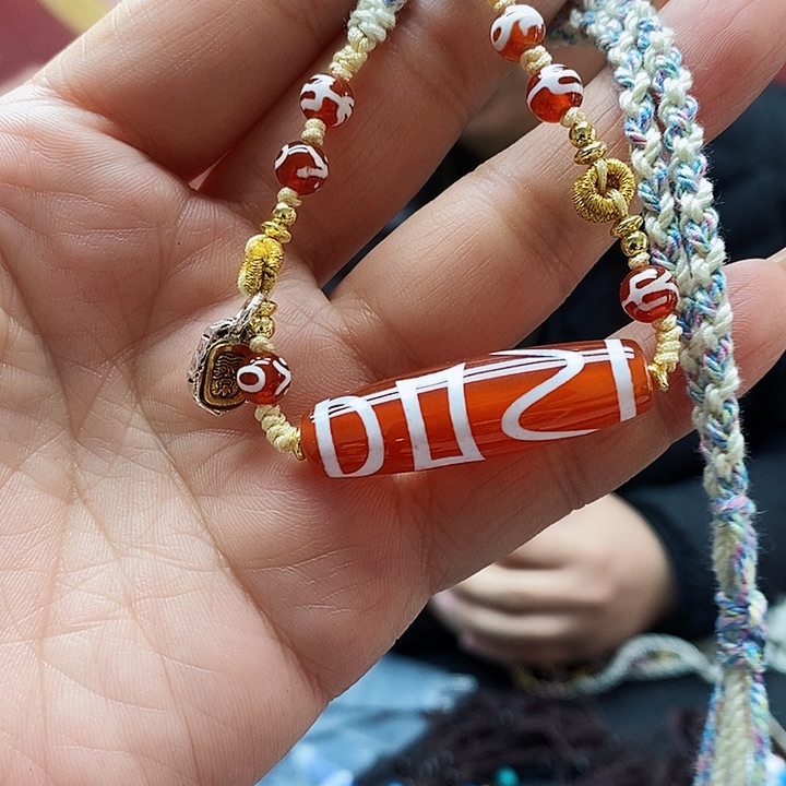 玛瑙/玉髓颈饰合金